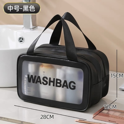 Kapasitas besar pemisahan kering dan basah tas make-up kosmetik portabel wanita tas penyimpanan 2024 tas toilet baru tas perjalanan