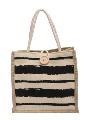 TOTE BAG CANVAS BAG CANVAS GIRL TOTE INS PORTABLE BENTO LUNCH BOX WORK baru dicetak