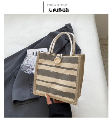 TOTE BAG CANVAS BAG CANVAS GIRL TOTE INS PORTABLE BENTO LUNCH BOX WORK baru dicetak