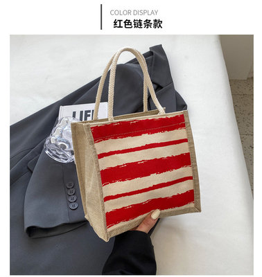 TOTE BAG CANVAS BAG CANVAS GIRL TOTE INS PORTABLE BENTO LUNCH BOX WORK baru dicetak