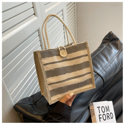 TOTE BAG CANVAS BAG CANVAS GIRL TOTE INS PORTABLE BENTO LUNCH BOX WORK baru dicetak