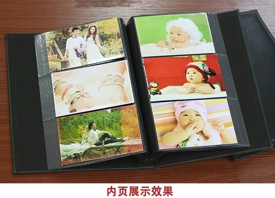 Kulit 6 &quot;Album Foto ALBUM Keluarga ALBUM 240 Interleaved Bisnis Kantor ALBUM Foto BAG ALBUM