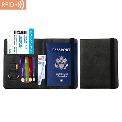 AMAZON PU kulit tas paspor RFID MULTI-FUNKSIONAL paspor pemegang paspor COVER paspor COVER