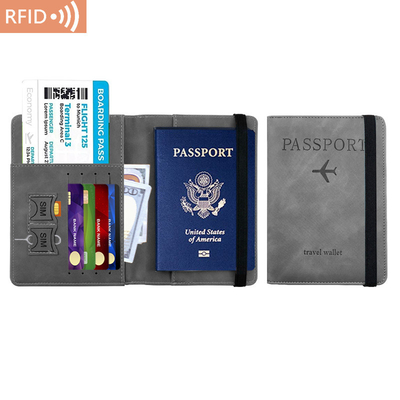 AMAZON PU kulit tas paspor RFID MULTI-FUNKSIONAL paspor pemegang paspor COVER paspor COVER