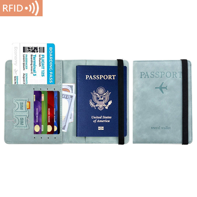 AMAZON PU kulit tas paspor RFID MULTI-FUNKSIONAL paspor pemegang paspor COVER paspor COVER