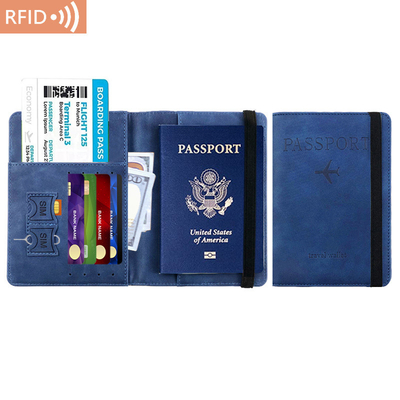 AMAZON PU kulit tas paspor RFID MULTI-FUNKSIONAL paspor pemegang paspor COVER paspor COVER