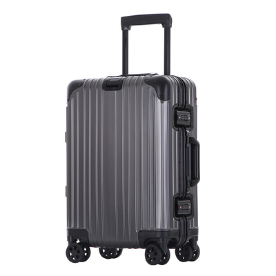 Semua-logam tas-setiap-aluminium tas-setiap-aluminium 20-inci aluminium-magnesium paduan kotak troli multi-roda aluminium kerangka tas