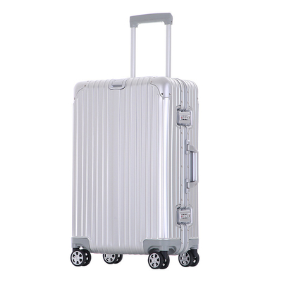 Semua-logam tas-setiap-aluminium tas-setiap-aluminium 20-inci aluminium-magnesium paduan kotak troli multi-roda aluminium kerangka tas
