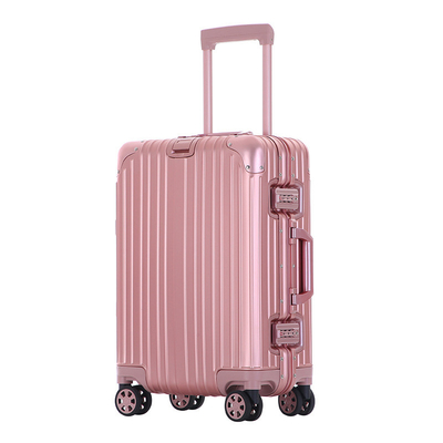 Semua-logam tas-setiap-aluminium tas-setiap-aluminium 20-inci aluminium-magnesium paduan kotak troli multi-roda aluminium kerangka tas