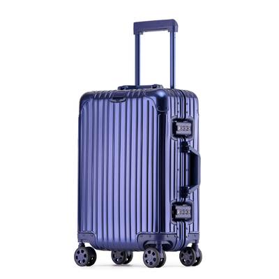 Semua-logam tas-setiap-aluminium tas-setiap-aluminium 20-inci aluminium-magnesium paduan kotak troli multi-roda aluminium kerangka tas