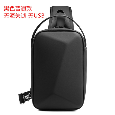 Tas dada pria baru tas bahu kapasitas besar tas crossbody tas laki-laki kantor luang iPad komputer tas dada hard shell