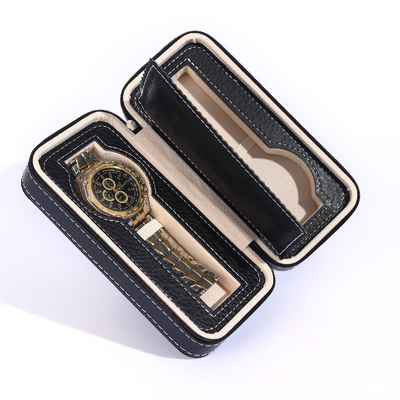 VINTAGE STYLE 8-BIT ELECTROMECHANICAL WATCH CASE Fashion DALAM BANGGAN PERSONALITAS WATCH Tampilan tas ritsleting