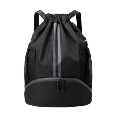 Paket kantong drawstring ransel portabel tas basket basah kering pemisahan tas renang olahraga luar ruangan multi-fungsi