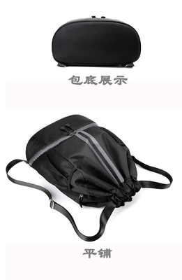 Paket kantong drawstring ransel portabel tas basket basah kering pemisahan tas renang olahraga luar ruangan multi-fungsi