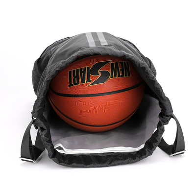 Paket kantong drawstring ransel portabel tas basket basah kering pemisahan tas renang olahraga luar ruangan multi-fungsi