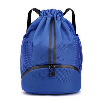 Paket kantong drawstring ransel portabel tas basket basah kering pemisahan tas renang olahraga luar ruangan multi-fungsi