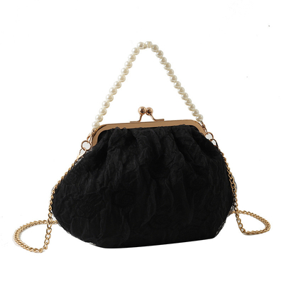 2024 NEW RETRO FAIRY SOLID COLOR BAG kecil tangan putih KERUANG BAG Wanita benang bersih dalam BAG crossbody sederhana
