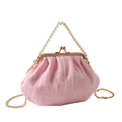2024 NEW RETRO FAIRY SOLID COLOR BAG kecil tangan putih KERUANG BAG Wanita benang bersih dalam BAG crossbody sederhana