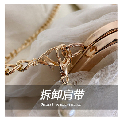 2024 NEW RETRO FAIRY SOLID COLOR BAG kecil tangan putih KERUANG BAG Wanita benang bersih dalam BAG crossbody sederhana