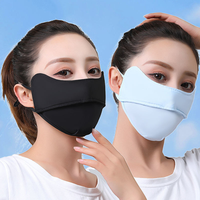 PENGALAMATAN Mata BURST Musim Panas Angle Es Sutra tabir surya topeng tabir surya wanita topeng tabir surya wanita perlindungan UV topeng bayangan tipis