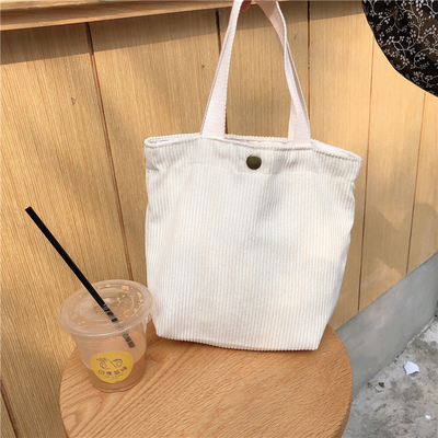 ARTSY CORDUROY BAG Casual PORTABLE MINI LADYS Clutch BAG VINTAGE KATUAN BAG BENTO