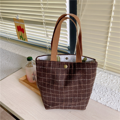 ARTSY CORDUROY BAG Casual PORTABLE MINI LADYS Clutch BAG VINTAGE KATUAN BAG BENTO