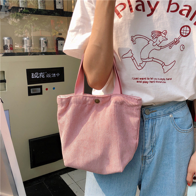 ARTSY CORDUROY BAG Casual PORTABLE MINI LADYS Clutch BAG VINTAGE KATUAN BAG BENTO