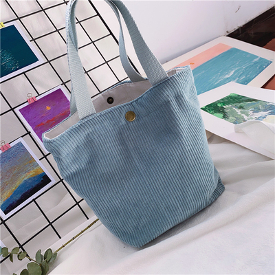 ARTSY CORDUROY BAG Casual PORTABLE MINI LADYS Clutch BAG VINTAGE KATUAN BAG BENTO