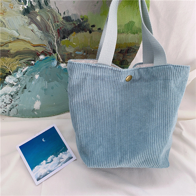 ARTSY CORDUROY BAG Casual PORTABLE MINI LADYS Clutch BAG VINTAGE KATUAN BAG BENTO