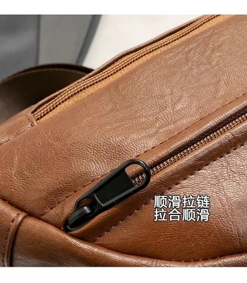 Tas dada unisex ultra ringan warna padat sederhana Tas crossbody pria tas bahu