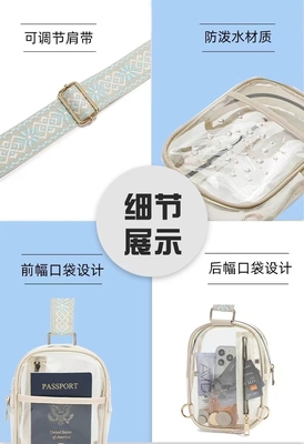 TPU TRANSPARENT ANTI-SPLASH BACK,LULU TRANSPARENT BACK LULU CROSSBODY BACK