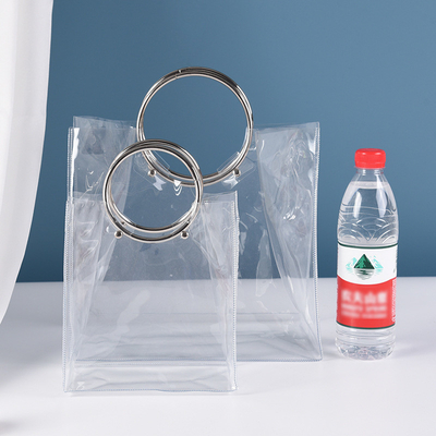 NS transparan PVC TOTE tas putaran tangan pernikahan pendamping Kado KOPI KOPI Kado KOPI