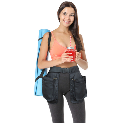 OUTDOOR MULTI-FUNCTIONAL MULTI-POCKET ZIPPER FANNY PACK SPORTS fashion belt apron pinggang segel pinggang gantung tas penyimpanan