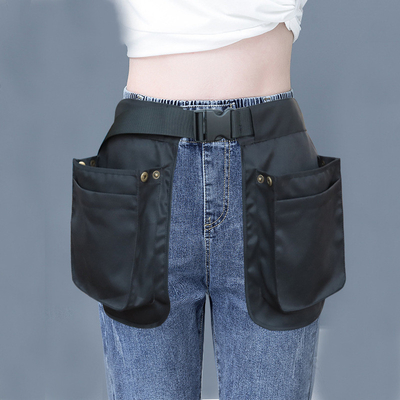 OUTDOOR MULTI-FUNCTIONAL MULTI-POCKET ZIPPER FANNY PACK SPORTS fashion belt apron pinggang segel pinggang gantung tas penyimpanan