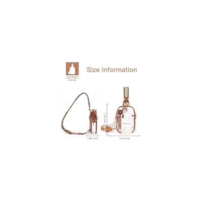 TPU TRANSPARENT ANTI-SPLASH BACK,LULU TRANSPARENT BACK LULU CROSSBODY BACK