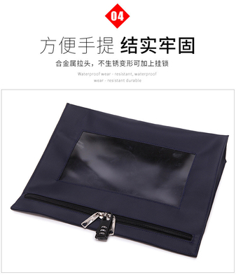 Bank WITHRAWAL BAG OXFORD Pakaian BILL BAG BILL BILL CASH EXCHANGE BAG TYPE A LOCKHEAD BAUCHER BAG