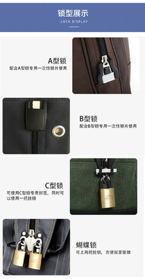 Dompet baru Oxford Cloth Bank tahan air dan tahan aus dan dapat disesuaikan