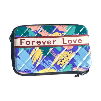 ASB+PC MATERIAL PORTABLE HARD SHELL MAKEUP BAG satu bahu BAG penyimpanan portabel dengan kotak hadiah