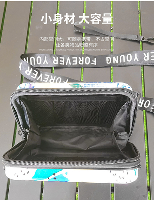 ASB+PC MATERIAL PORTABLE HARD SHELL MAKEUP BAG satu bahu BAG penyimpanan portabel dengan kotak hadiah