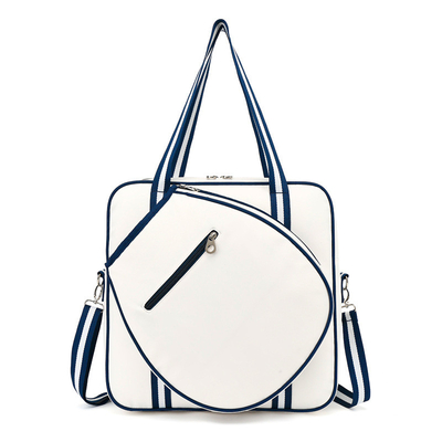 Tas Tennis Tas Tangan Bill Bahu Krossbody Tas Badminton Pria dan Wanita Tas Raket Bergaris Multi-Fungsi