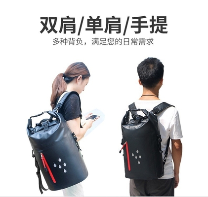 Tas tahan air PVC ruangan panas Kapasitas besar Tas tahan air drift pria dan wanita ransel tahan air multi-fungsi