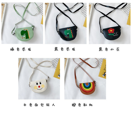 2024 FASHION NEW GIRL BABY FASHION bahu tas crossbody tas kartun perubahan putri tas kecil