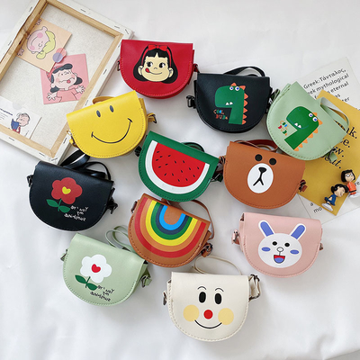 2024 FASHION NEW GIRL BABY FASHION bahu tas crossbody tas kartun perubahan putri tas kecil