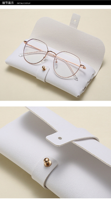 FASHION NEW BUCKLE GLASSES BOX Trans-Border Sunglasses BOX Sunglasses Box Kotak kulit Kotak nyaman