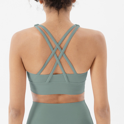 Pakaian dalam tahan kejut PUSH-UP YOGA BRA FITNESS VEST