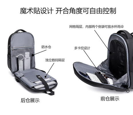 KERJA BARU ransel harian ransel pria kapasitas besar shock-absorbing waterproof tas sekolah tas laptop