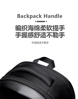 KERJA BARU ransel harian ransel pria kapasitas besar shock-absorbing waterproof tas sekolah tas laptop