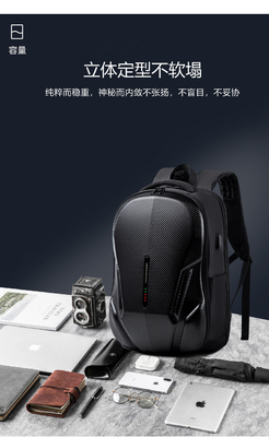 KERJA BARU ransel harian ransel pria kapasitas besar shock-absorbing waterproof tas sekolah tas laptop