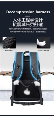 KERJA BARU ransel harian ransel pria kapasitas besar shock-absorbing waterproof tas sekolah tas laptop