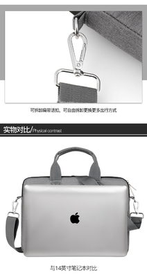 ANTI-SEISMIC KOPITER BAG TANGGAL-BORNER HAND BILL SHOULDER BUSINESS NOTEBOOK BAG 14/15.6/17.3 KOPITER INNER BREEFCASE